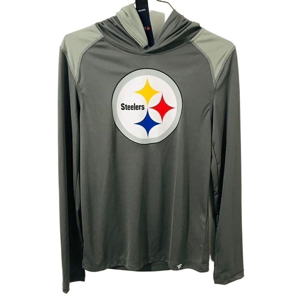 Fanatics Steelers Heaven hoodie storm Greystone size S……S186